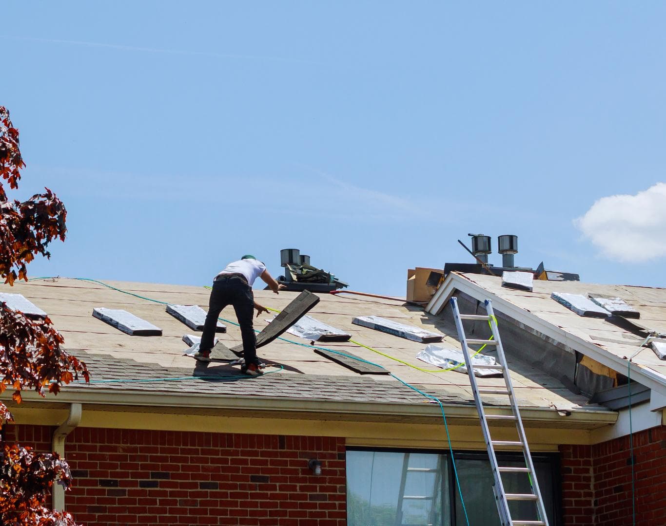 Kutsch Roofing inspecting a Kearney, Nebraska roof
