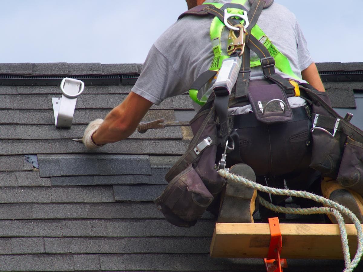 Roof leak repair on a Kearney, NE bungalow