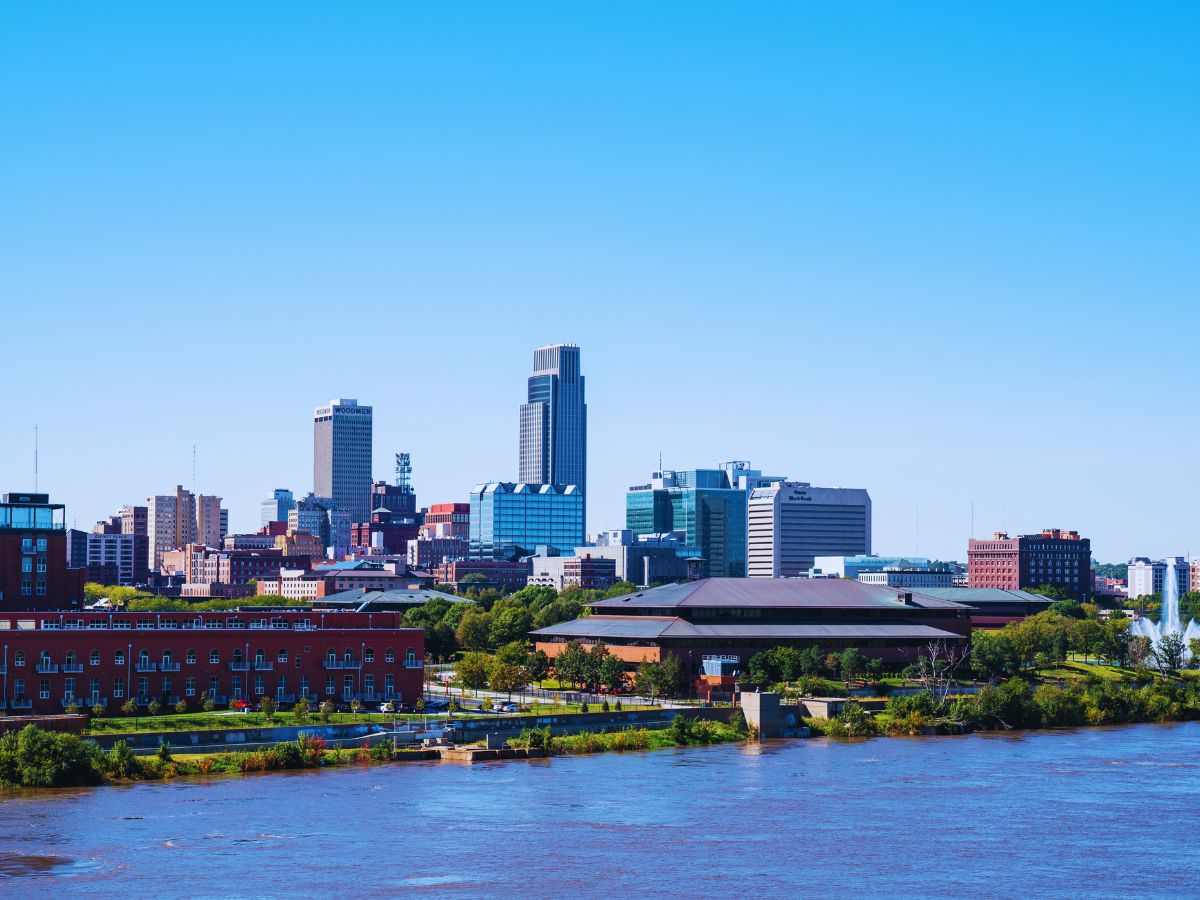 The downtown skyline, Omaha, NE